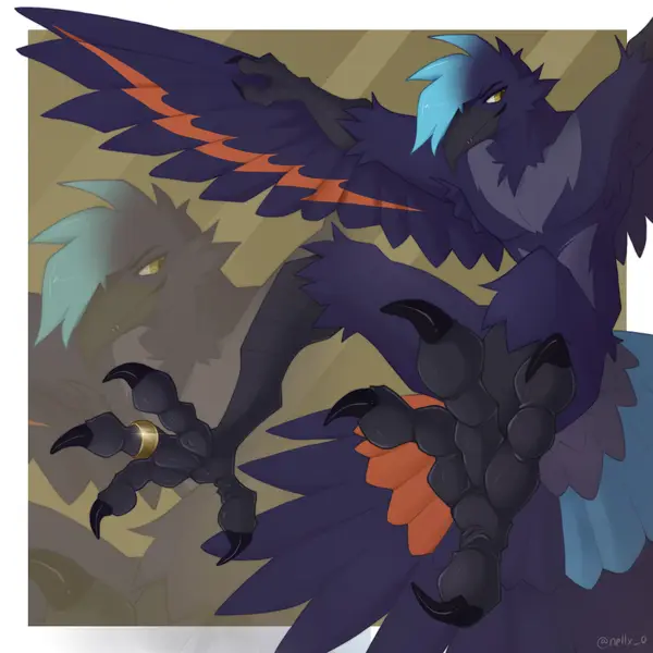 Cade the Crow, art by Nellxo