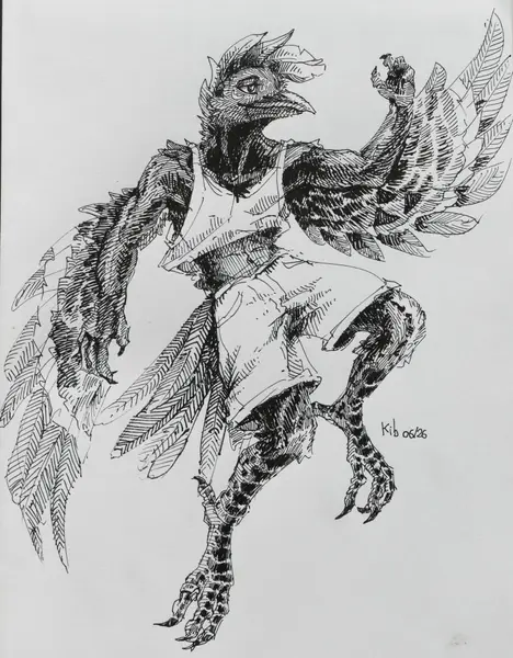 Cade the Crow, art by Kitsugambas