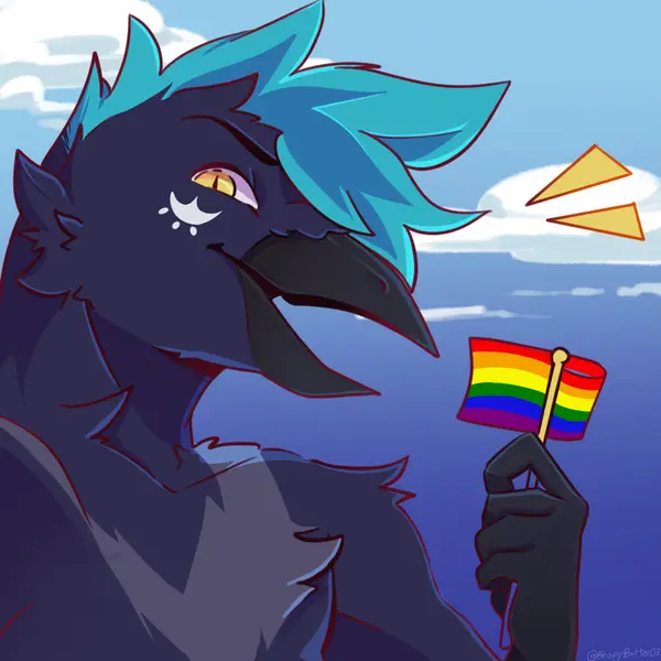 Cade the Crow, art by opossum