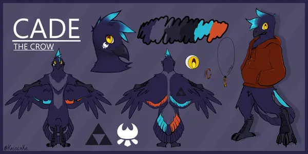 Cade the Crow, art by Kasocake