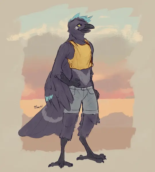 Cade the Crow, art by Tlactl