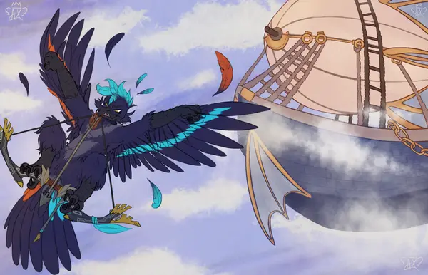 Cade the Crow, art by Axton