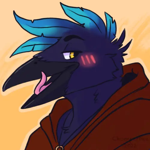 Cade the Crow, art by chomperbee