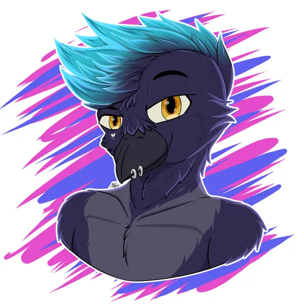 Cade the Crow, art by Adeon Bluejay