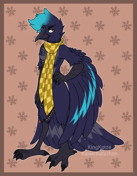 Cade the Crow, art by Kaiser Katzchen
