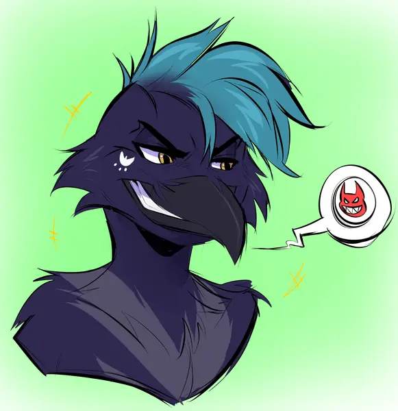 Cade the Crow, art by CrowParade