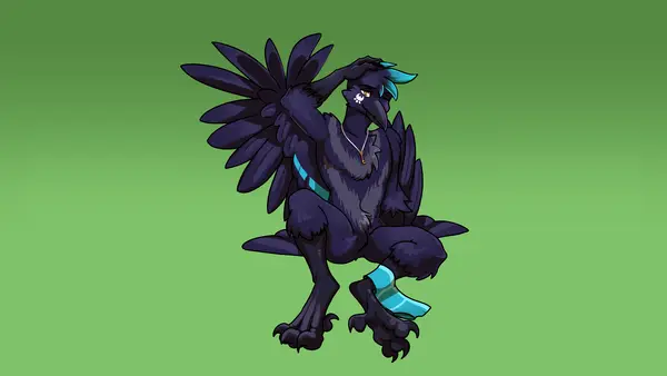 Cade the Crow, art by FairyFort