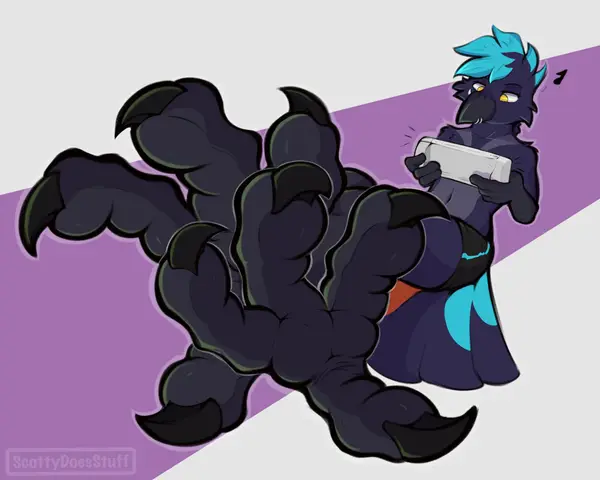 Cade the Crow, art by ScottyDoesStuff