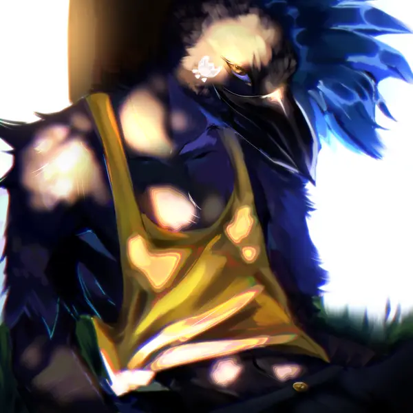 Cade the Crow, art by RiuNoodle