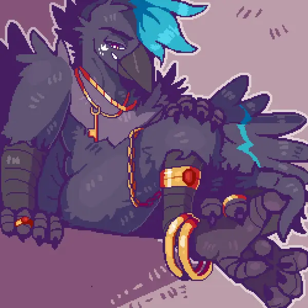 Cade the Crow, art by WillTheBobtail