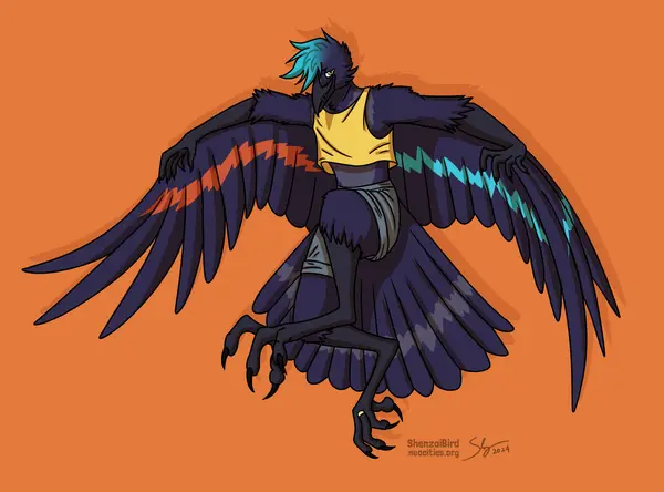Cade the Crow, art by ShenzaiBird