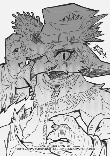 Cade the Crow, art by KuroPeko