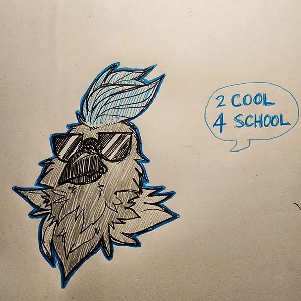 Cade the Crow, art by Crystalwhisker