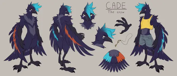 Cade the Crow, art by MMutyus