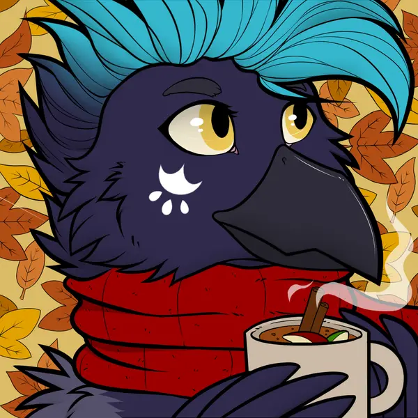 Cade the Crow, art by CADEICONFALL