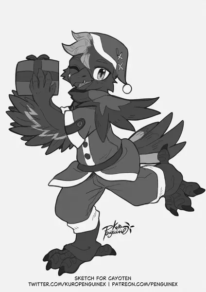 Cade the Crow, art by KuroPeko