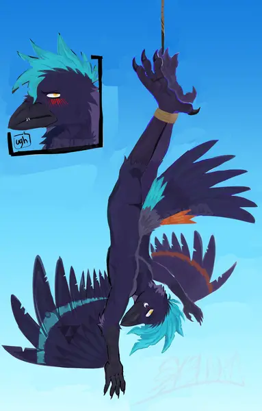 Cade the Crow, art by X3nocorpse