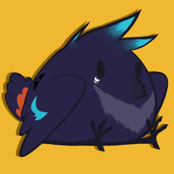 Cade the Crow, art by yeetyboi