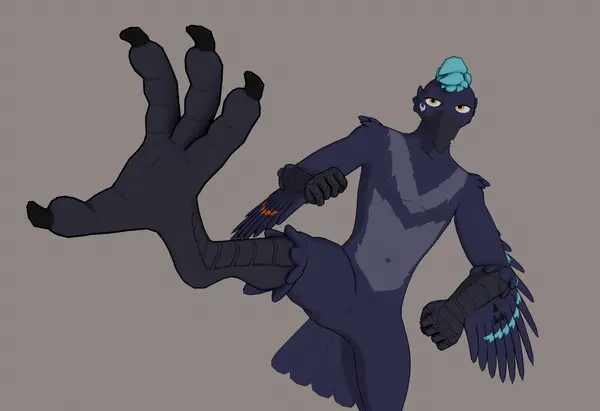 Cade the Crow, art by BoiofFox