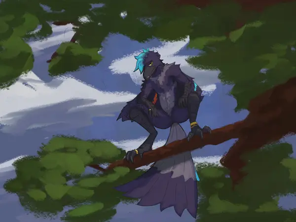 Cade the Crow, art by Baxter