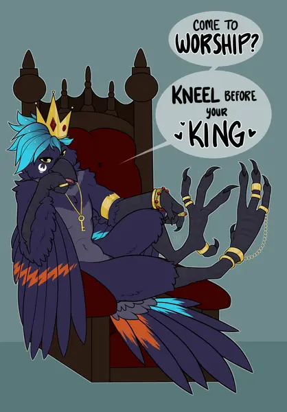 Cade the Crow, art by Crystalwhisker