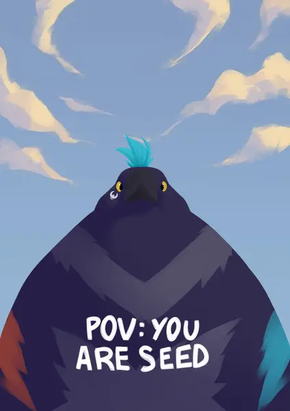 Cade the Crow, art by Crystalwhisker